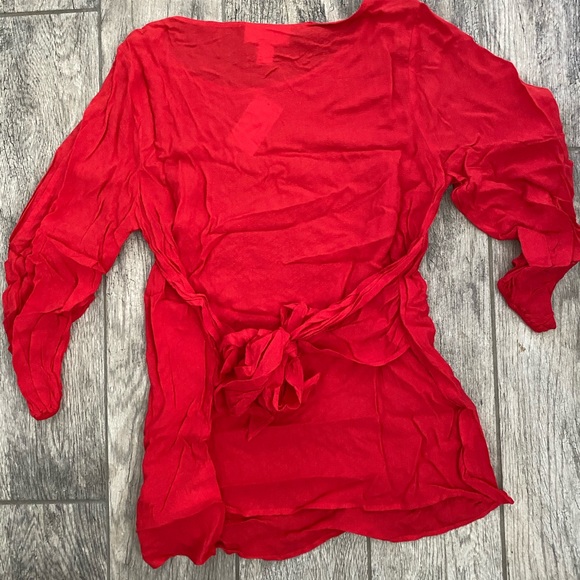 Maternity Light Weight Tie-Back Tunic - Picture 5 of 5